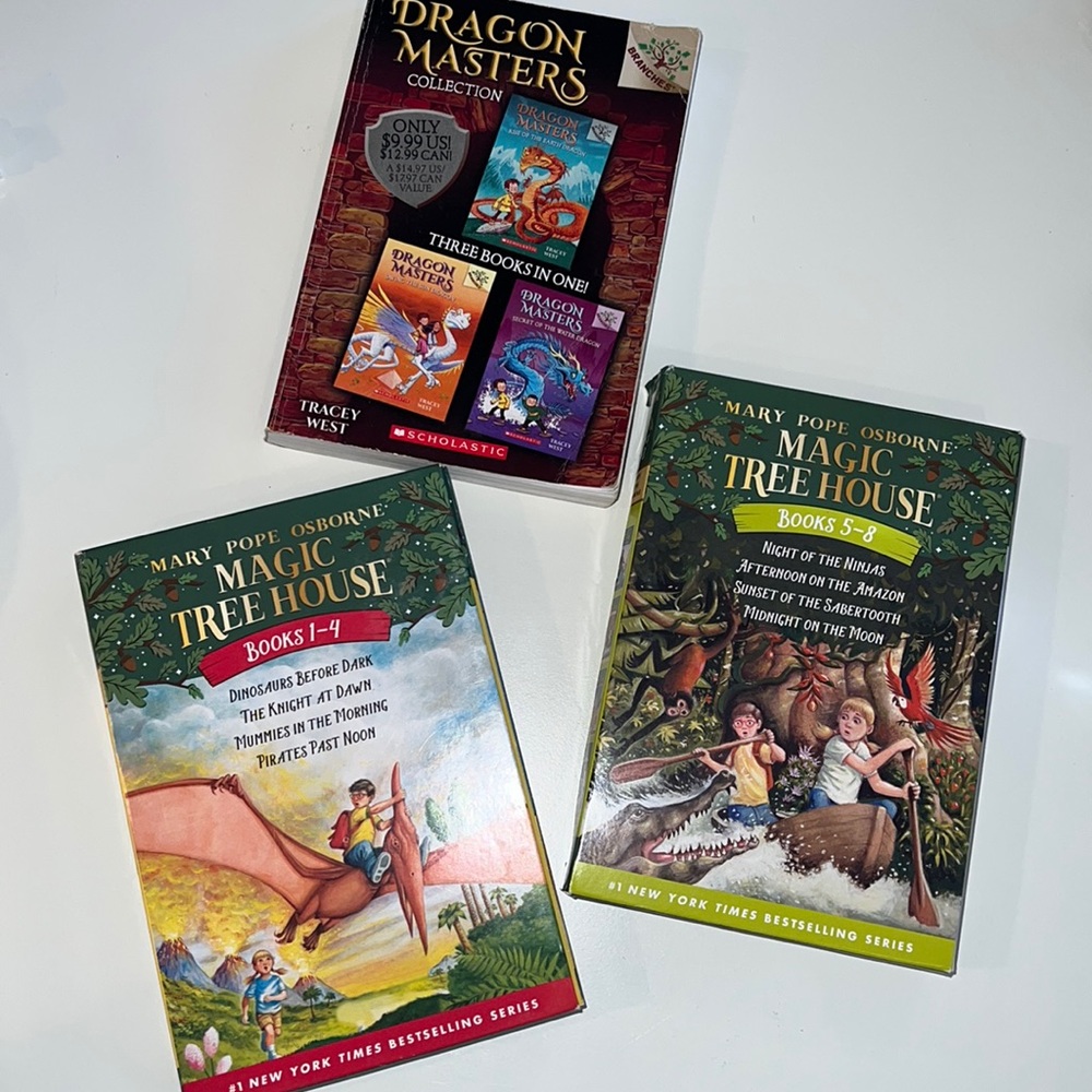 Magic Tree House Books 1-8, Dragon Masters Books 1-3